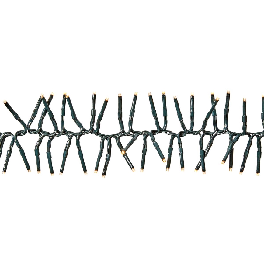 Guirlande LED d'extérieur 768 LED, 7 fonctions, 8,6 m, IP44, blanc chaud