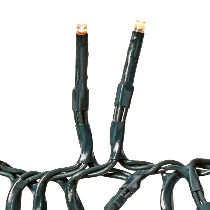 LED-lichtsnoer voor buiten, 768 LED-lampjes / 7 functies, 8,6 m, IP44, warm wit