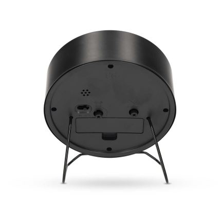 Réveil analogique 1xAA noir