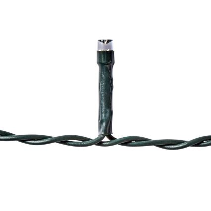 LED buiten kerstgordijn 360xLED/7 functies 14m IP44 warm wit