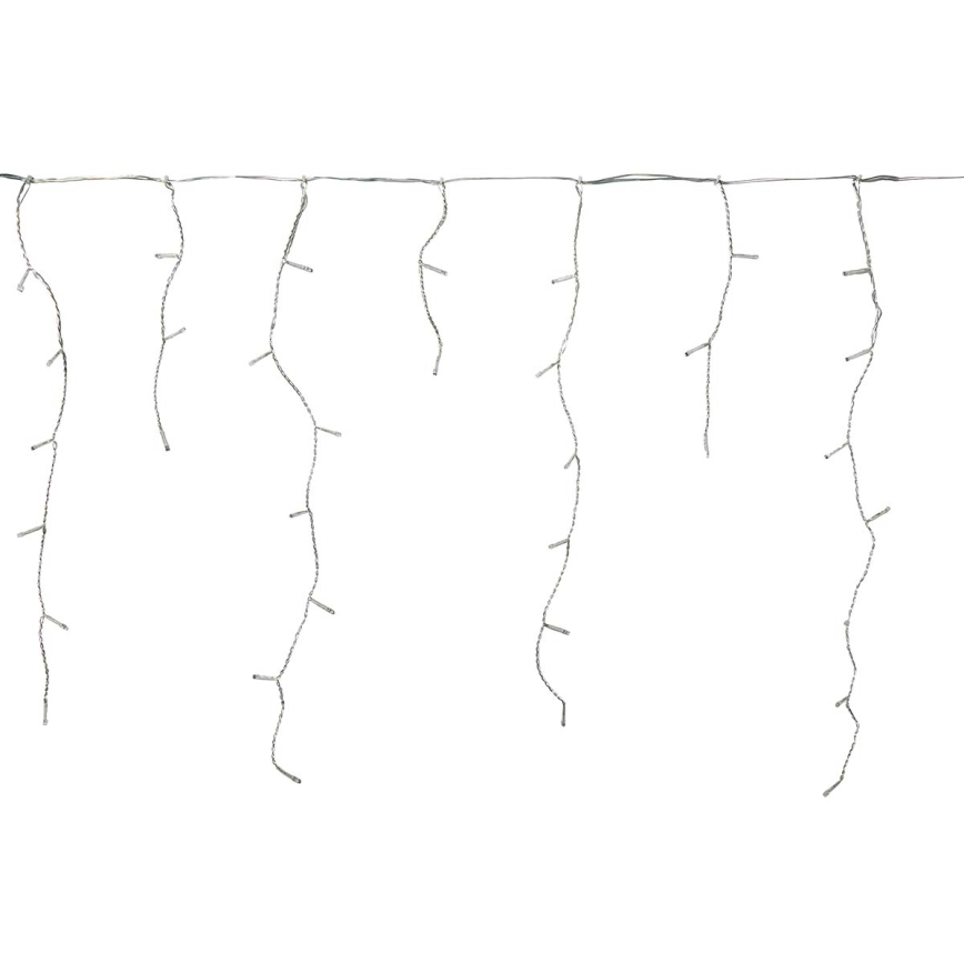LED buitengordijn 360xLED/7 functies 14m IP44 koud wit