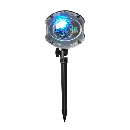 Projecteur laser LED 6W/230V IP65 + télécommande