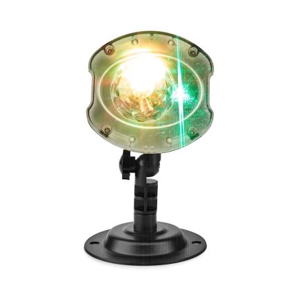 Projecteur laser LED 6W/230V IP65 + télécommande