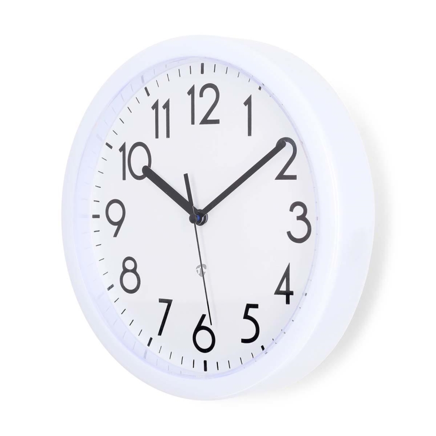 Horloge murale d. 22 cm 1xAA blanc