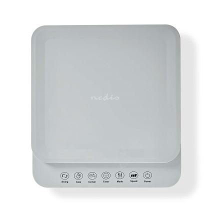Rafraîchisseur d'air 65W/230V Wi-Fi Tuya blanc + télécommande