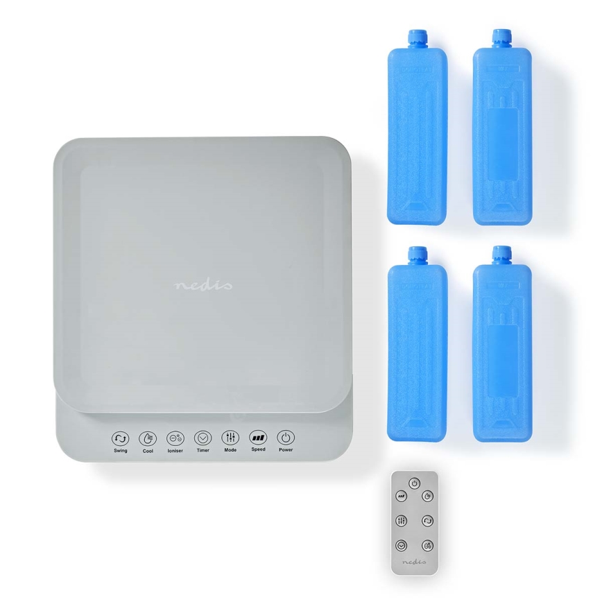 Rafraîchisseur d'air 65W/230V Wi-Fi Tuya blanc + télécommande