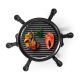 Nedis FCRA210FBK6 - Raclette grill met toebehoren 800W/230V