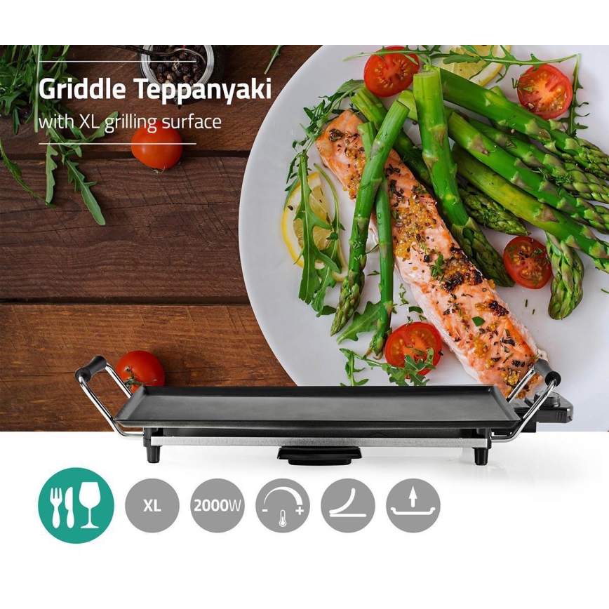 Grill de table Teppanyaki 2000W/230V
