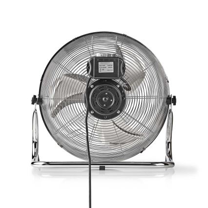 Ventilateur sur pied 80W/230V chrome brillant