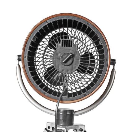 Ventilator op een Statief 45W/230V eiken/zilver
