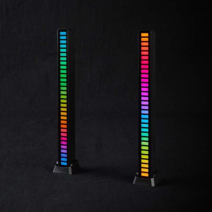 SET 2x LED RGB Oplaadbare tafellamp LED/250 mAh