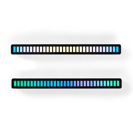 SET 2x LED RGB Oplaadbare tafellamp LED/250 mAh