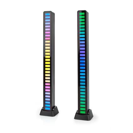 SET 2x LED RGB Oplaadbare tafellamp LED/250 mAh