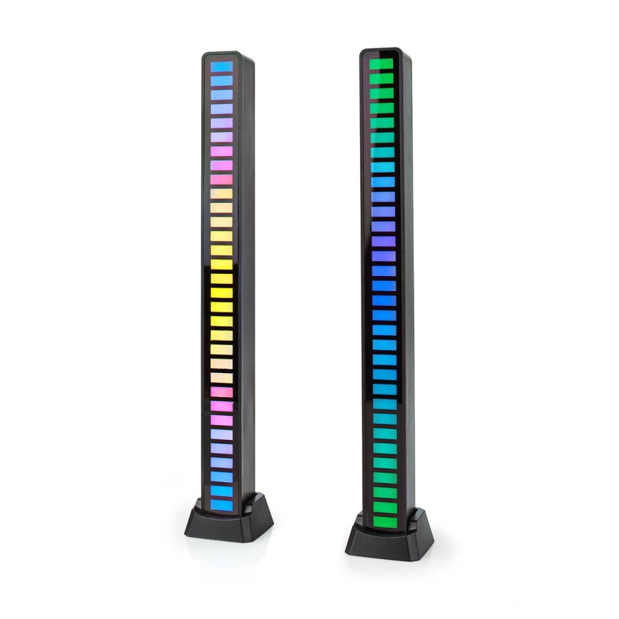 SET 2x LED RGB Oplaadbare tafellamp LED/250 mAh