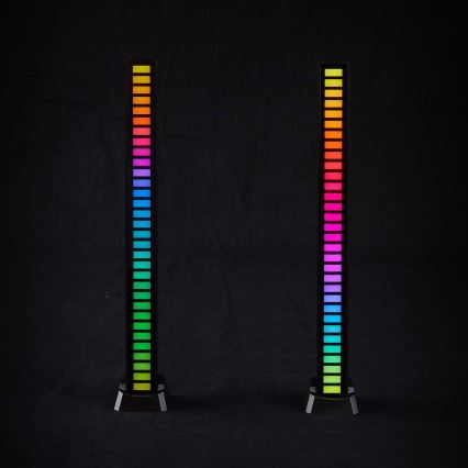 SET 2x LED RGB Oplaadbare tafellamp LED/250 mAh
