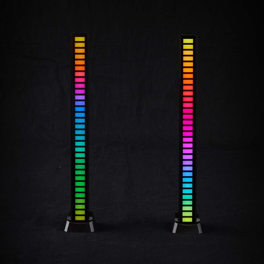 SET 2x LED RGB Oplaadbare tafellamp LED/250 mAh