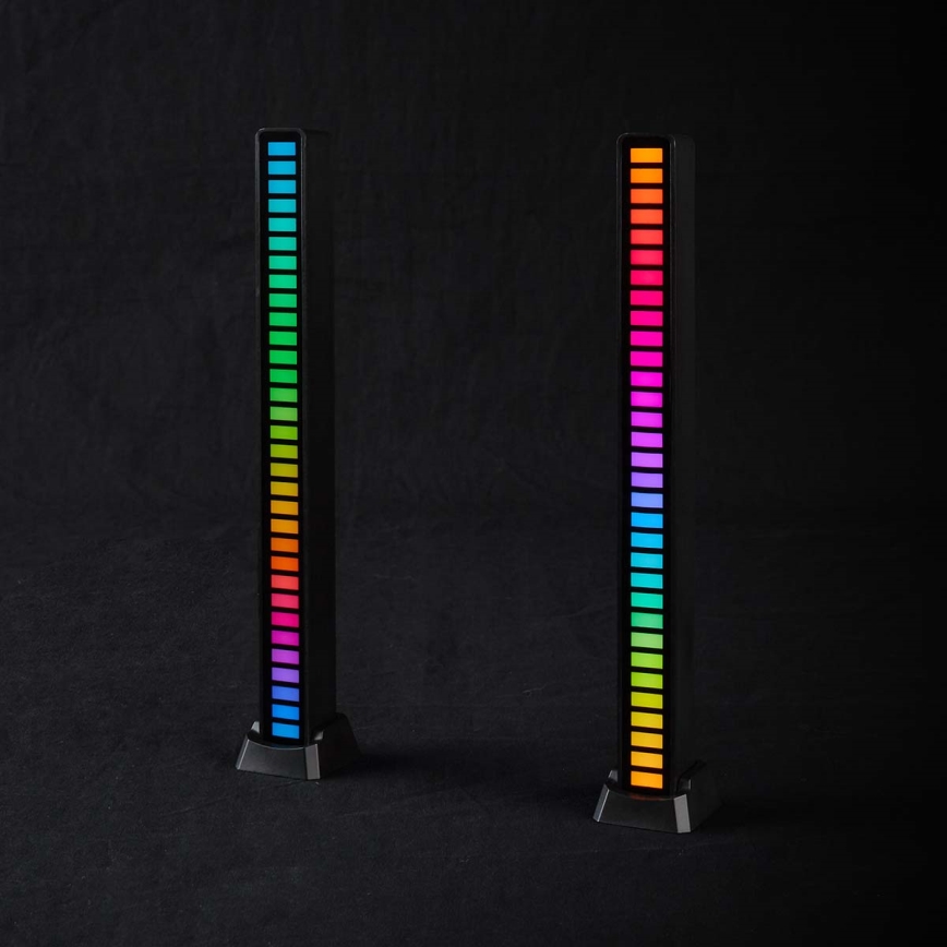 LOT x2 Lampe de table rechargeable LED RGB/250 mAh