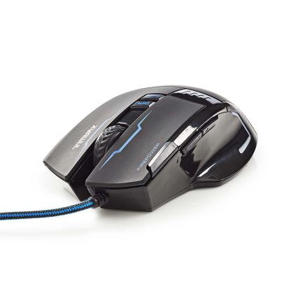 Souris gaming 800/1600/2400/4000 DPI 8 boutons noir