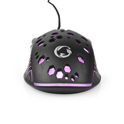 Souris gaming LED 800/1200/2400/3200/4800/7200 DPI 7 boutons noir