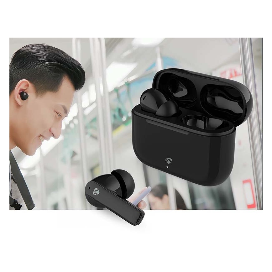 Écouteurs sans fil avec ENC 450 mAh + 2x 40 mAh IPX4 noir