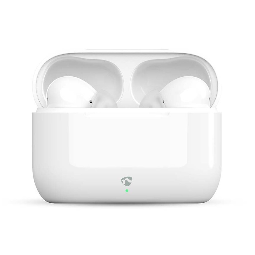 Écouteurs sans fil avec ENC 450 mAh + 2x 40 mAh IPX4 blanc