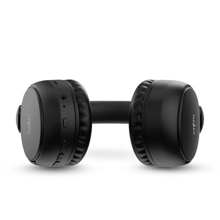 Draadloze koptelefoon met microfoon 200 mAh zwart