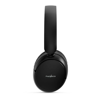 Draadloze koptelefoon met microfoon 200 mAh zwart
