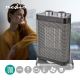 Ventilator met keramisch verwarmingselement  1000/1500W/230V zilver