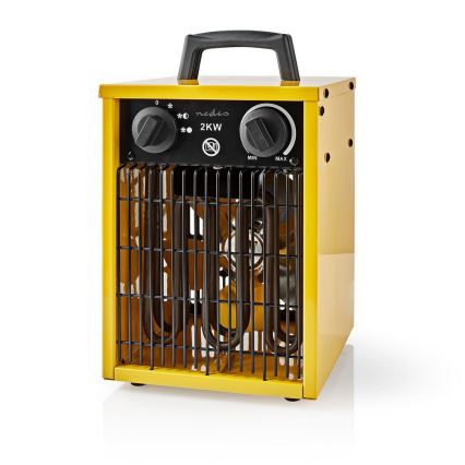 Ventilator met verwarming 1000-2000W/230V IP24