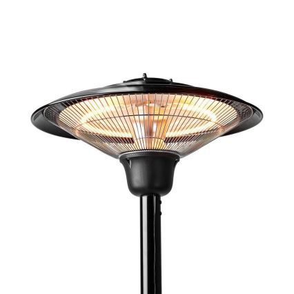 Buiten elektrische verwarming + standaard 200 cm 1500W/230V terras infraroodstraler IP34