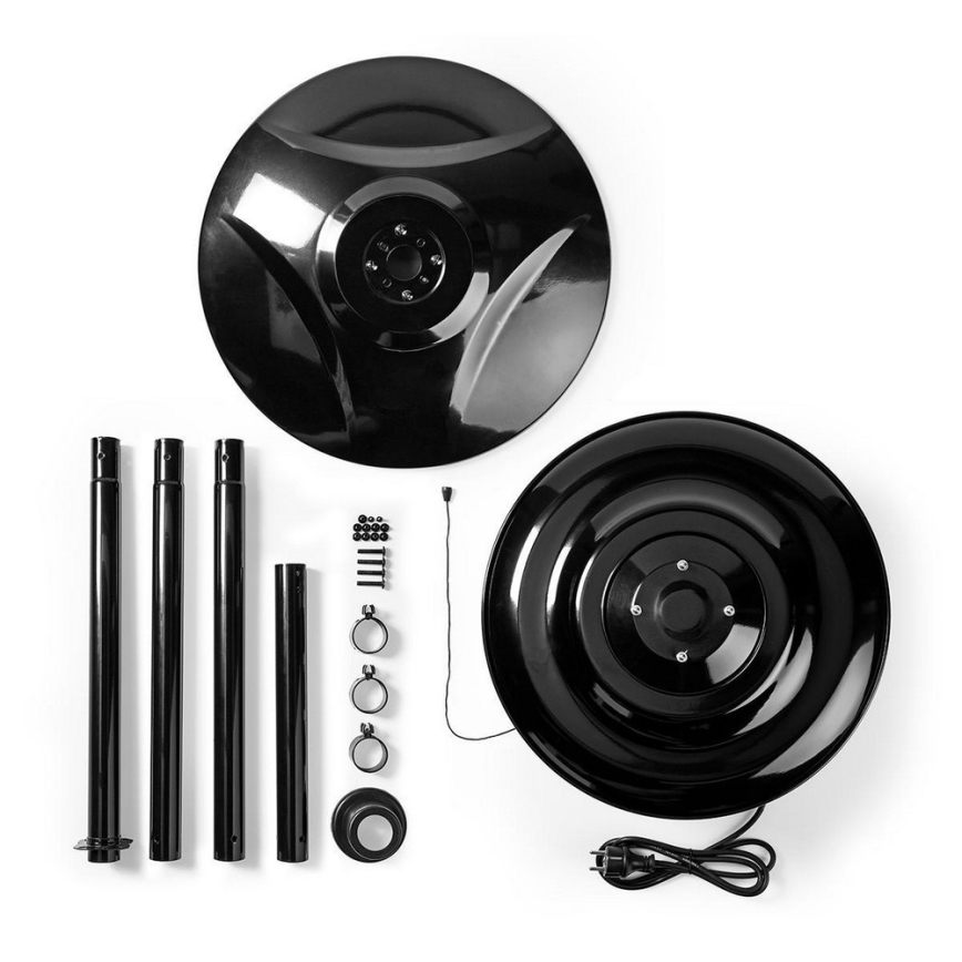 Buiten elektrische verwarming + standaard 200 cm 1500W/230V terras infraroodstraler IP34