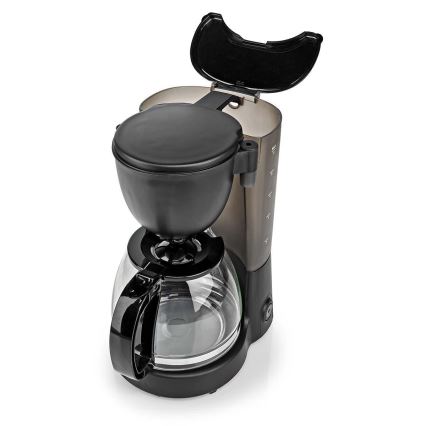 Druppel koffiezetapparaat 1,25 l met temperatuurbehoudfunctie
