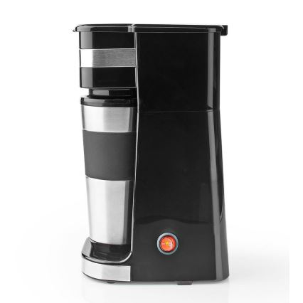Koffiezetapparaat voor één mok 0,4 l met travel mok