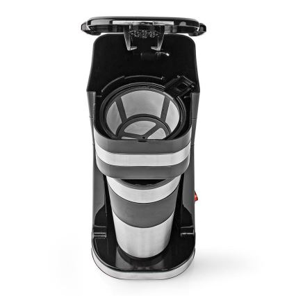 Koffiezetapparaat voor één mok 0,4 l met travel mok