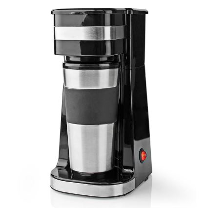 Koffiezetapparaat voor één mok 0,4 l met travel mok