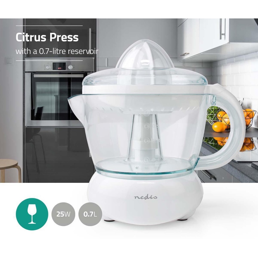 Presse agrume électrique 0,7 l 25W/230V blanc