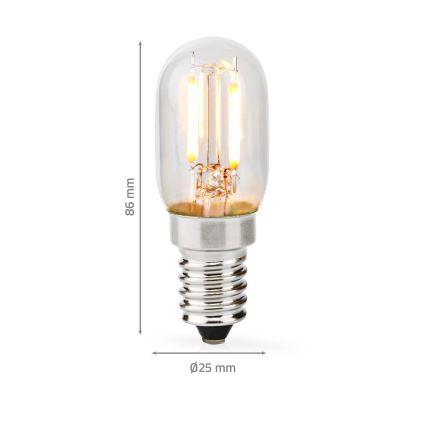 Ampoule de hotte LED T25 E14/2W/230V 2700K