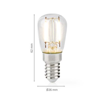 Ampoule LED pour frigo T26 E14/2W/230V 2700K