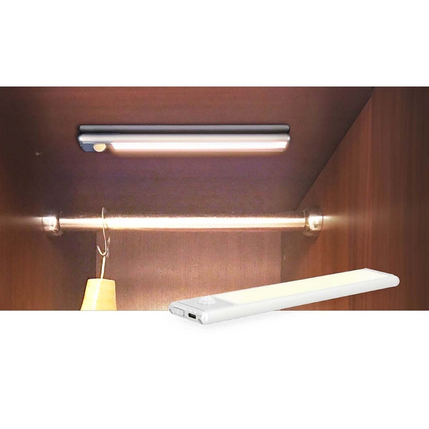 LED Oplaadbare magnetische kastverlichting met bewegingssensor LED/1W/1100 mAh 3000K