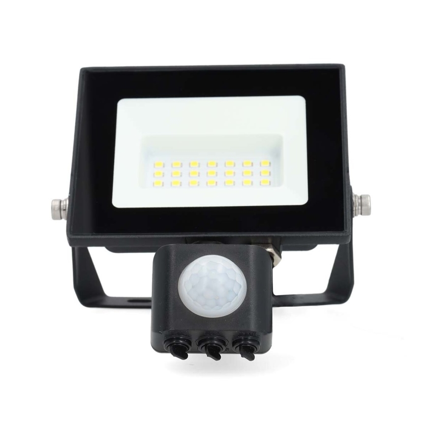 LED Schijnwerper met sensor LED/20W/230V 4000K IP44