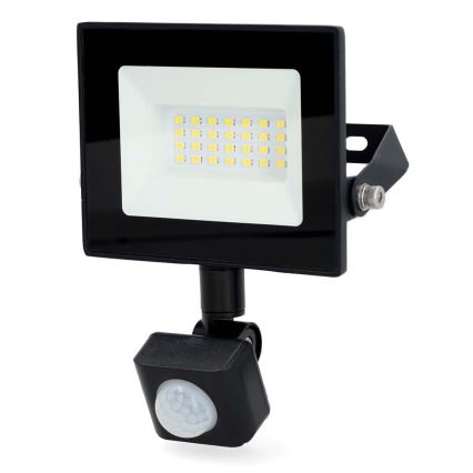 LED Schijnwerper met sensor LED/20W/230V 4000K IP44
