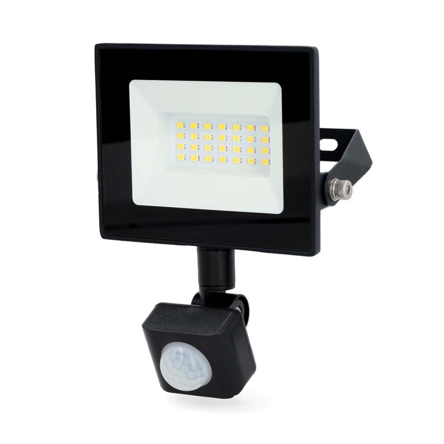 LED Schijnwerper met sensor LED/20W/230V 4000K IP44