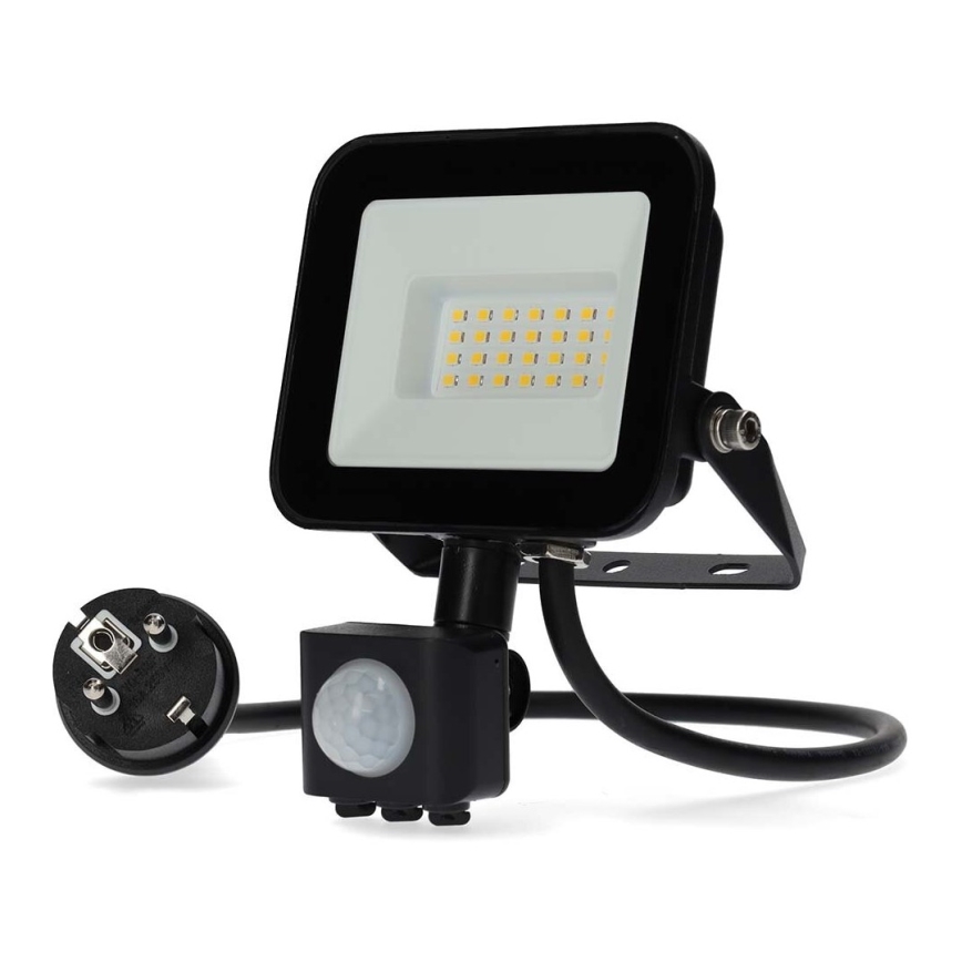 LED Schijnwerper met sensor LED/20W/230V 4000K IP44