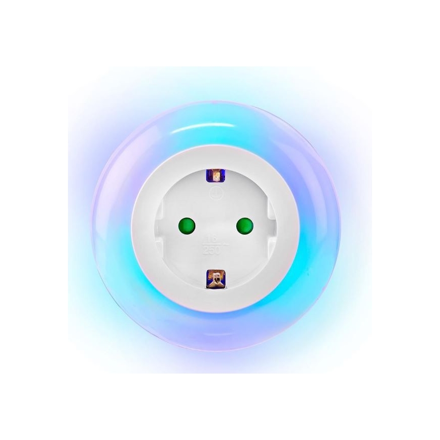 Veilleuse LED avec détecteur LED/0,6W/230V