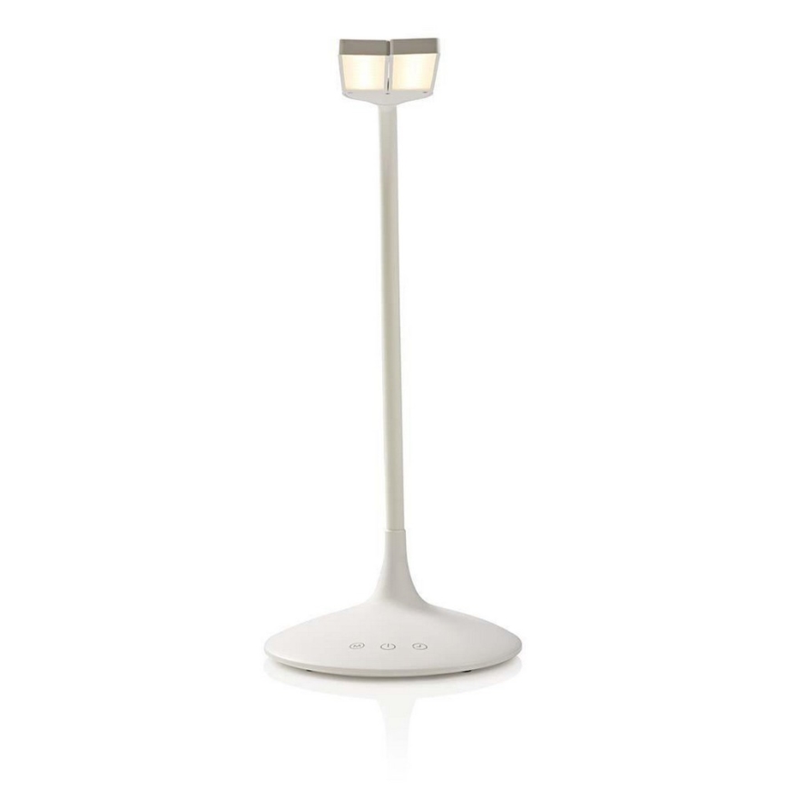 Lampe de bureau LED dimmable LED/6W/5V 2200 mAh blanche
