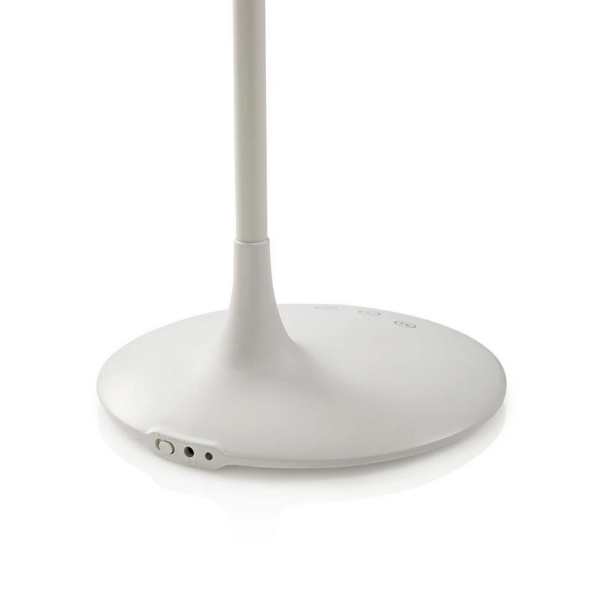 Lampe de bureau LED dimmable LED/6W/5V 2200 mAh blanche