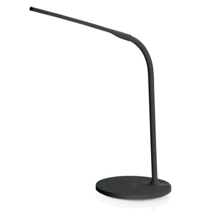 LED Dimbaar aanraken flexible tafellamp met 15W draadloos opladen Qi LED/5,5W/230V 2700-6500K zwart