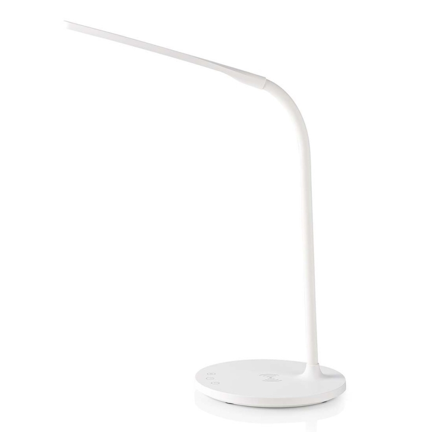 LED Dimbaar aanraken flexible tafellamp met 15W draadloos opladen Qi LED/5,5W/230V 2700-6500K wit