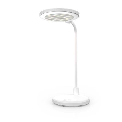LED Dimbare oplaadbare touchlamp met spiegel LED/6W/1200 mAh 3000/4000/5700K CRI 90 wit