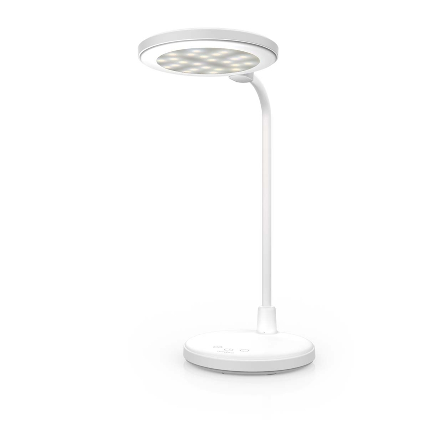 LED Dimbare oplaadbare touchlamp met spiegel LED/6W/1200 mAh 3000/4000/5700K CRI 90 wit